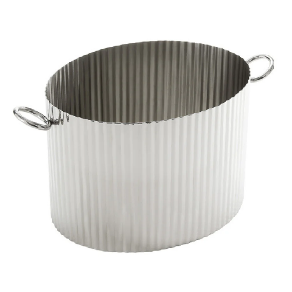 American Metalcraft BTF13 16 Qt Fluted Party Tub Stainless Steel