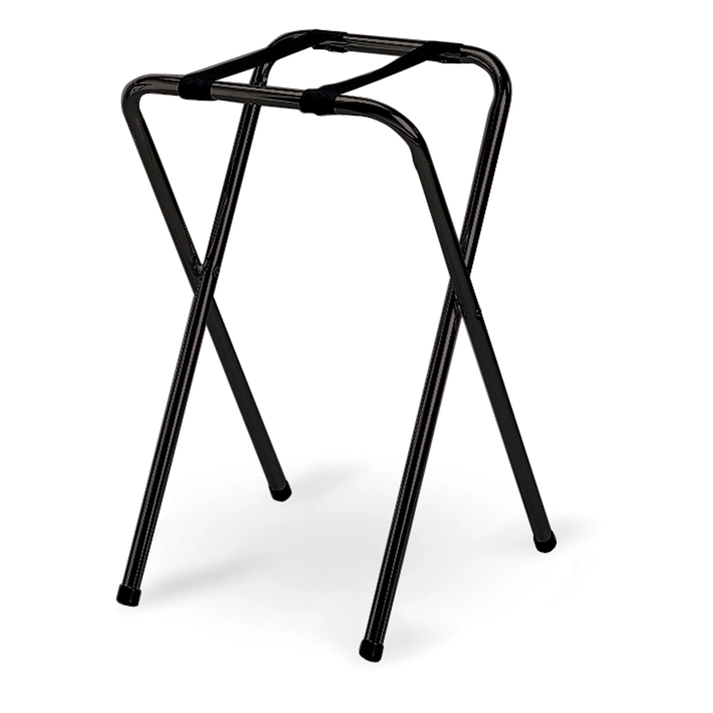 Tablecraft 23BK 17-1/4 Inch Tray Stand Black Powder Coated Metal with Tubular Design