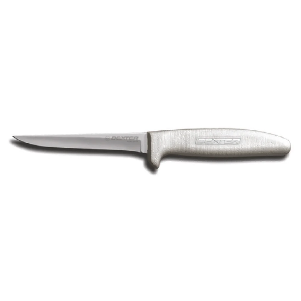 Dexter Russell S154HG-PCP 4-1/2 Inch Narrow Boning Knife High Carbon Steel White Handle