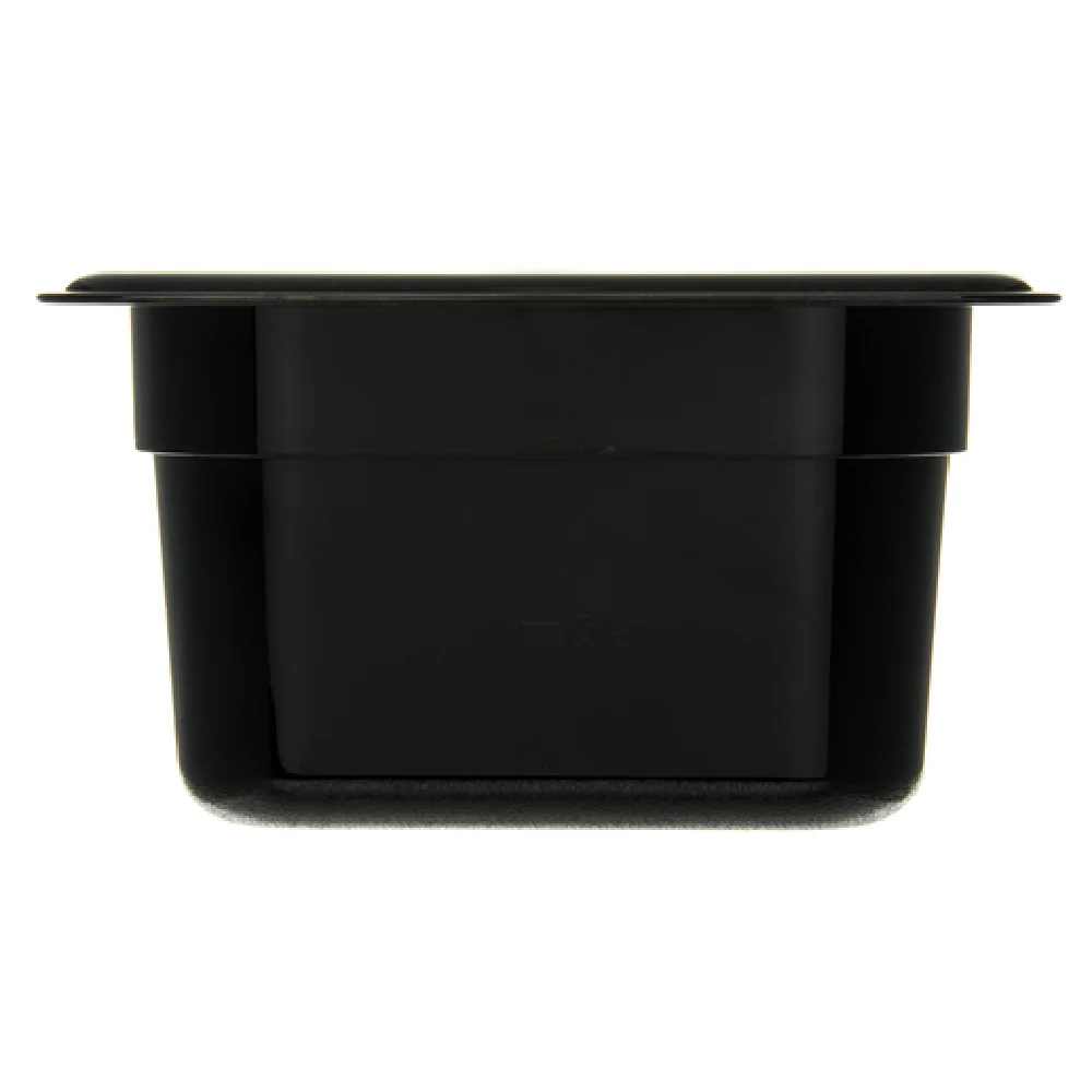 Carlisle 3068403 6.75 Inch Food Pan 1.7 Quarts NSF Plastic Black with Reinforced Corners Carlisle 3068403 6.75 Inch Food Pan 1.7 Quarts NSF Plastic Black with Reinforced Corners