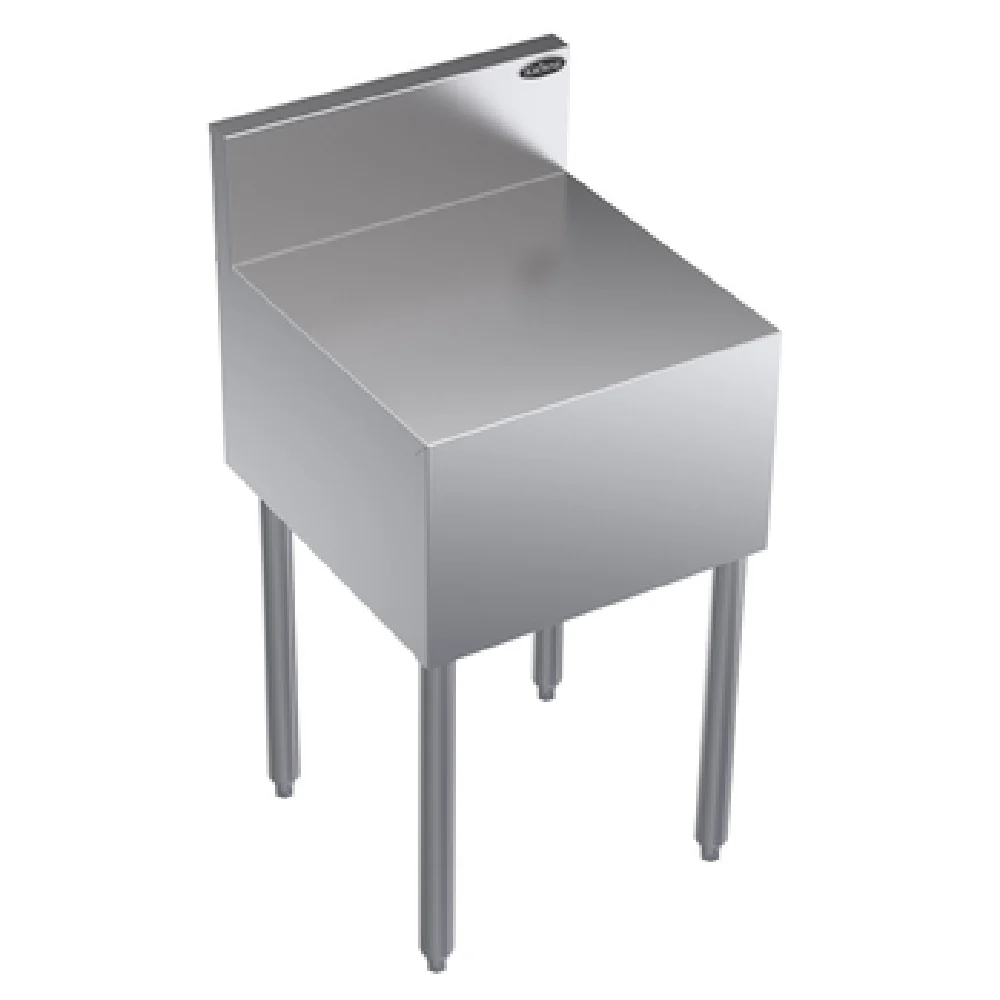 Krowne KR19-RS18 18 Inch Underbar Register Coffee Stand Stainless Steel with Flat Top