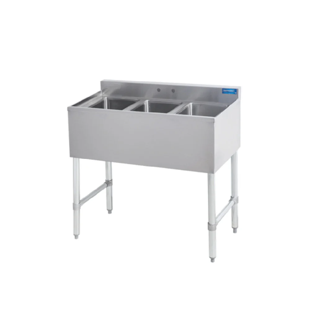 Sapphire Manufacturing SMBS-3 Underbar Sink Three Compartment 10
