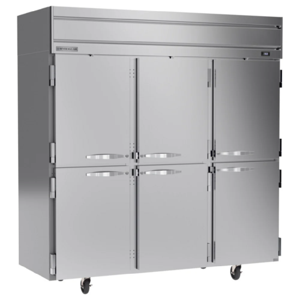 Beverage Air HF3HC-1HS 78 Inch Reach-In Freezer Three-section 69.1 cu ft Stainless Steel Beverage Air HF3HC-1HS 78 Inch Reach-In Freezer Three-section 69.1 cu ft Stainless Steel
