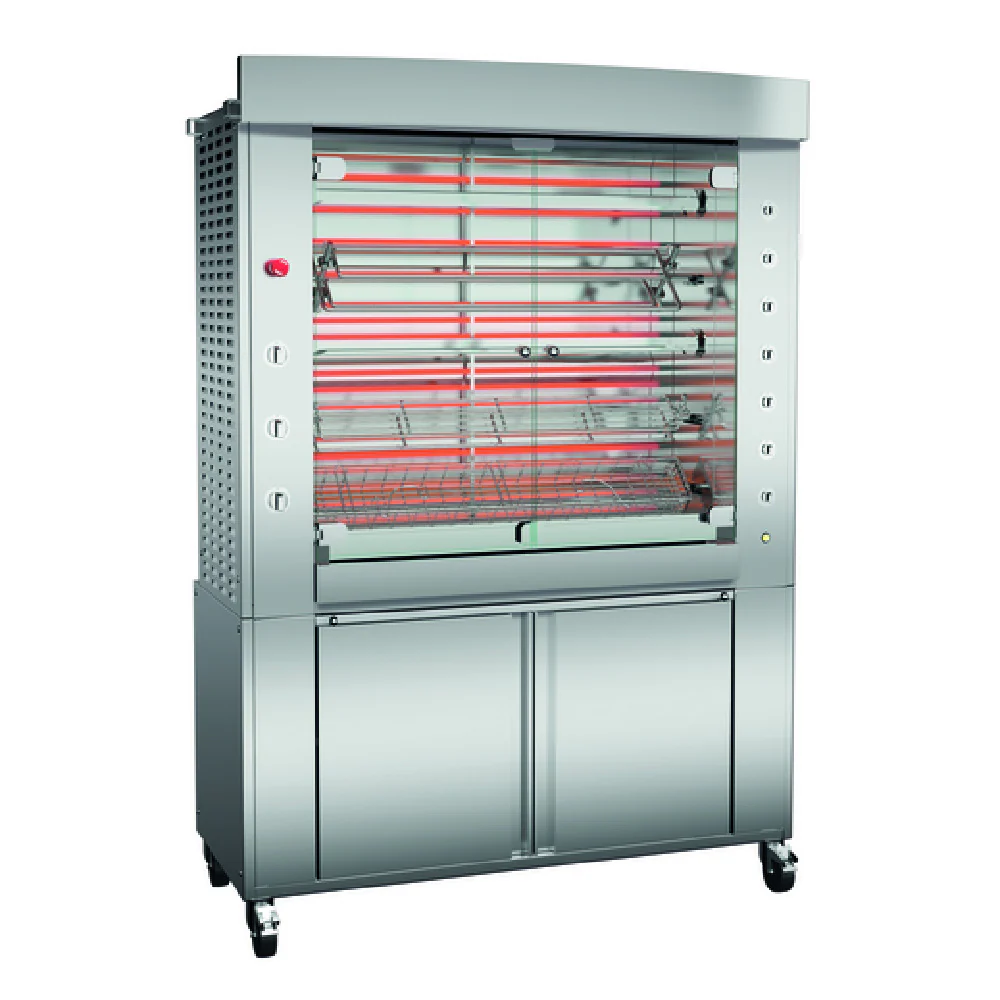 Rotisol GF1375-5E-SS 56-1/8 Inch Electric Rotisserie Oven Stainless Steel with five spits Rotisol GF1375-5E-SS 56-1/8 Inch Electric Rotisserie Oven Stainless Steel with five spits