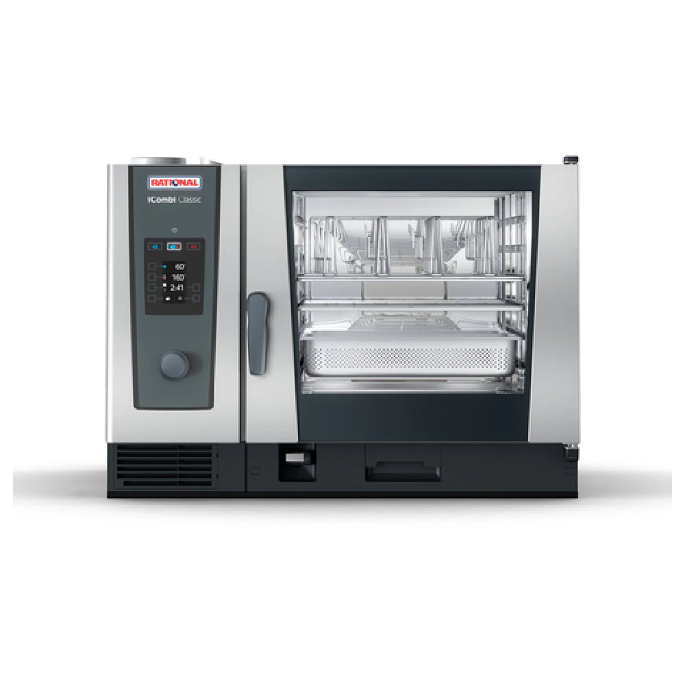 Rational ICC 6-FULL E 480V 3 PH (LM200CE) 42 Inch electric Combi Oven with steam and convection