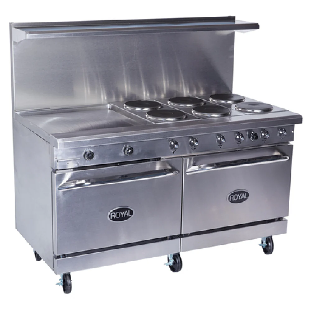 Royal Range Of California RRE-10GT12-C_208/60/3 Restaurant Range Electric 72