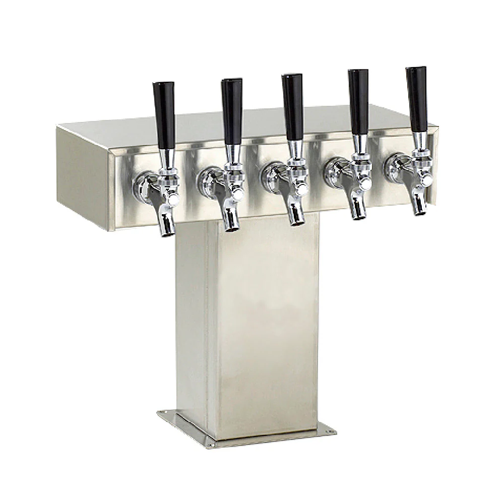 Perlick 4006-5B4 14-5/8 Inch Glycol Cooled Draft Beer Tower Countertop