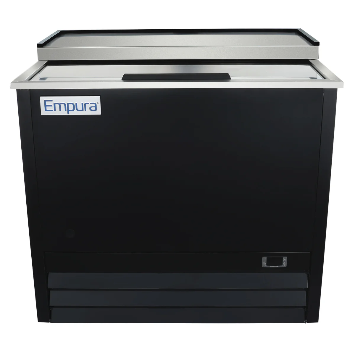 Empura E-KBGF36 36 13/16 Inch Glass Froster with 2 Shelves and Bottom Rack