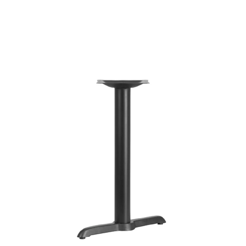 Flash Furniture XU-T0522-GG 22 Inch Table Base T-base Metal Black Finish
