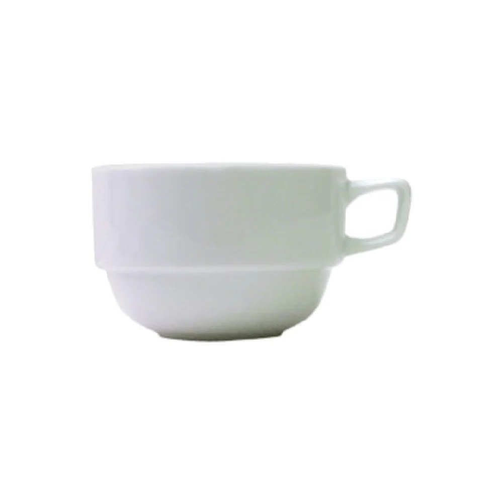 International Tableware BL-37 3.5 Oz Round Cup With Handle Porcelain - 3 Dozen Cases