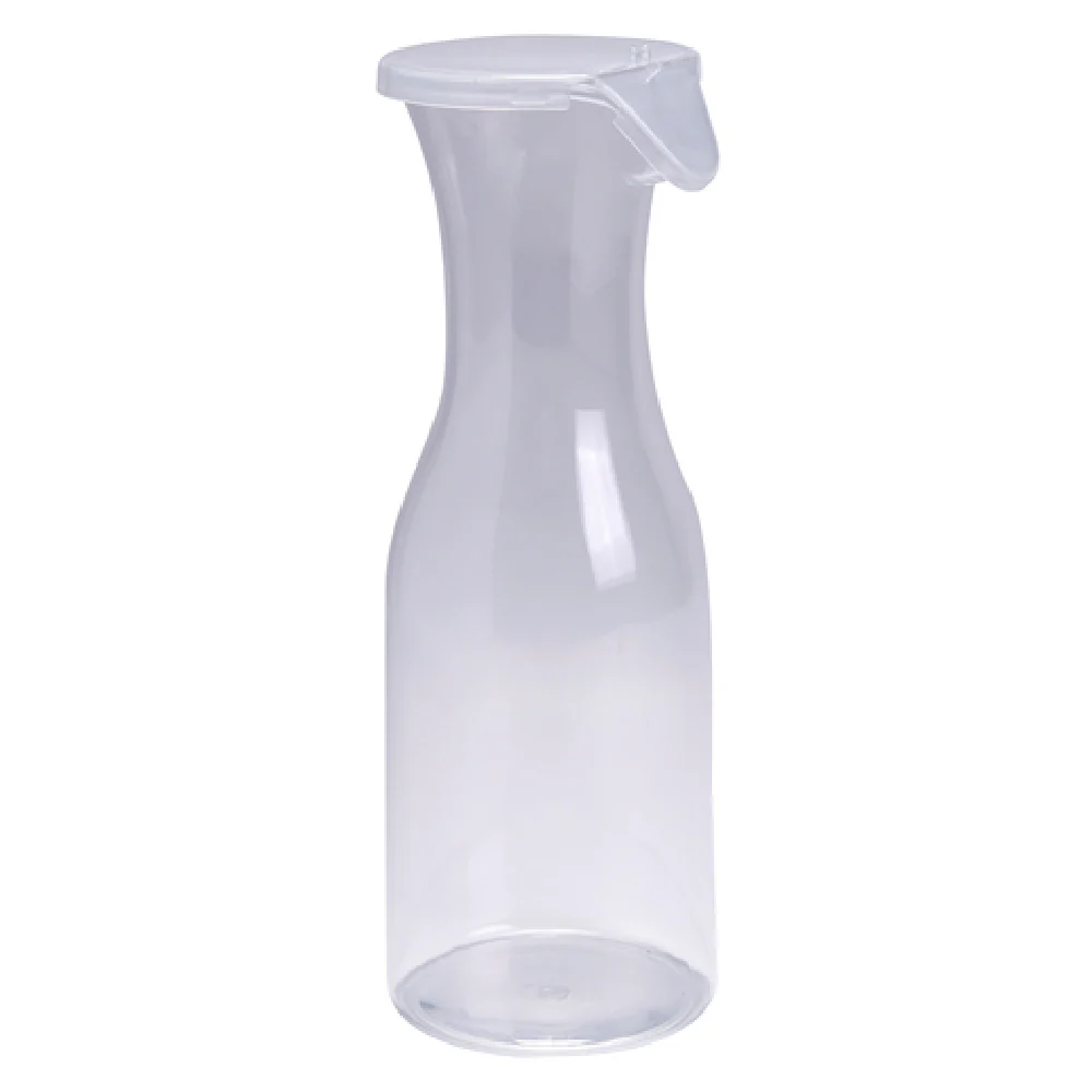 Yanco PC-046 46 Oz Decanter Carafe With Lid Dishwasher Safe SAN Plastic Clear