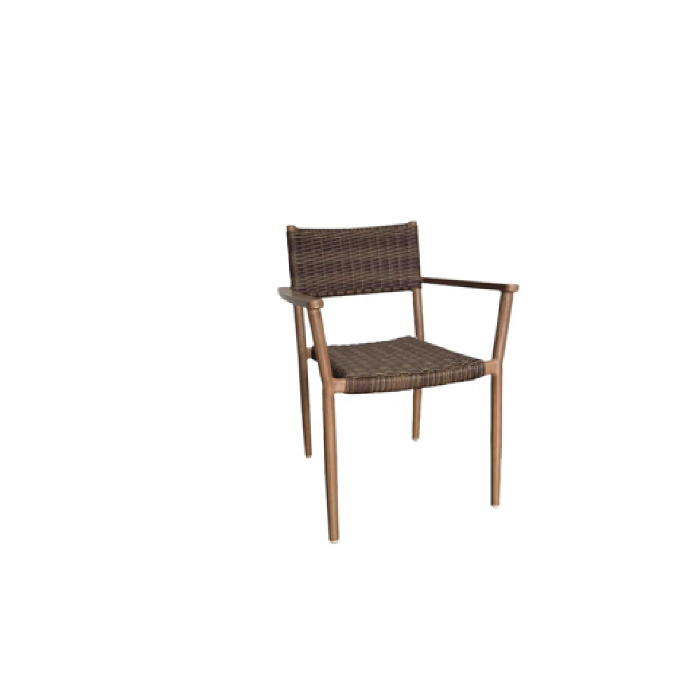 Plantation Prestige Commercial Furniture 8261100-0460 Bali Arm Chair Stackable Designed For Outdoor/indoor Use