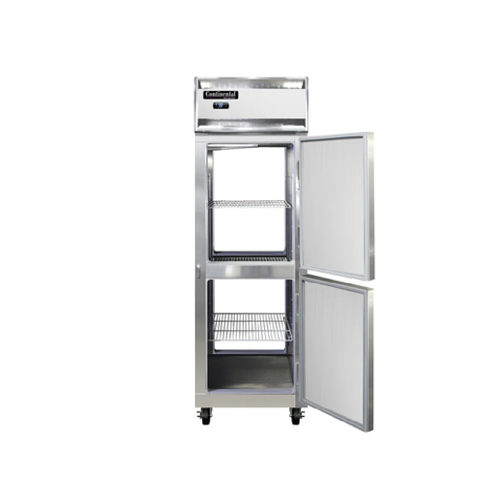 Continental Refrigerator 1FNSAPTHD 26 Inch Pass-Thru Freezer Self-Contained Aluminum Continental Refrigerator 1FNSAPTHD 26 Inch Pass-Thru Freezer Self-Contained Aluminum