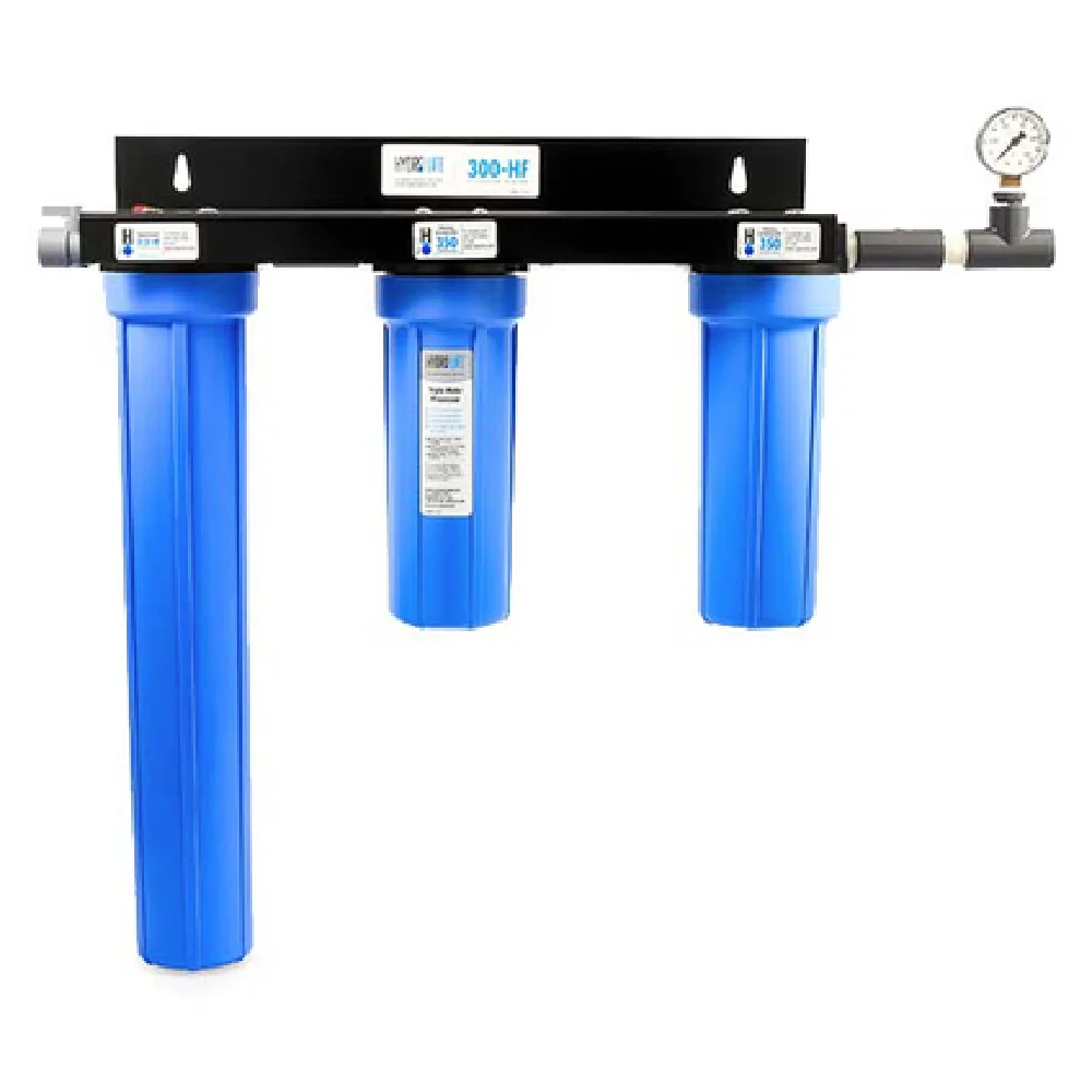 BK Resources BKHL-300HF 20 Inch Water Filter System with Premium Carbon Filters