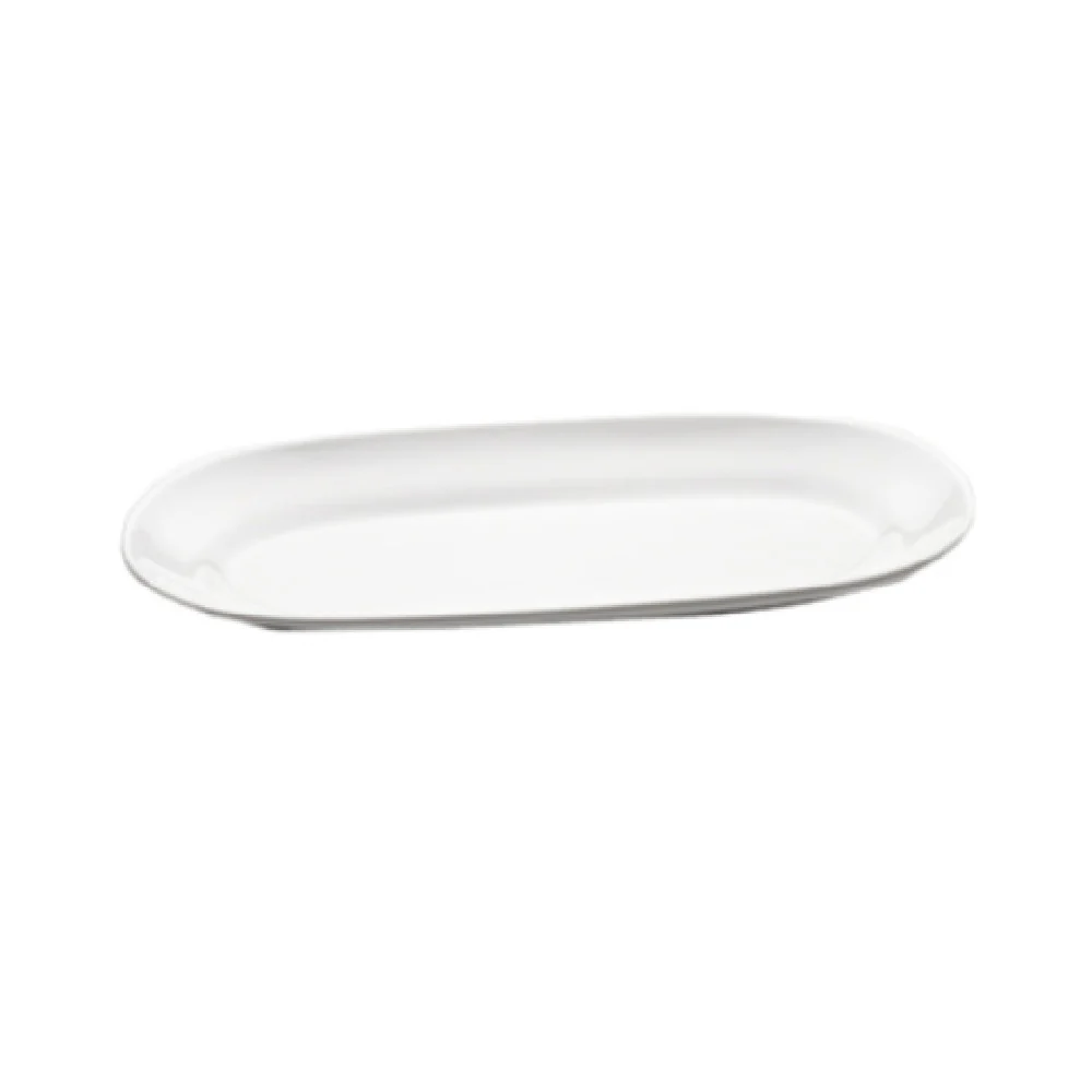 GET Enterprises M17RC-NW 16 Inch Oval Platter with durable melamine construction