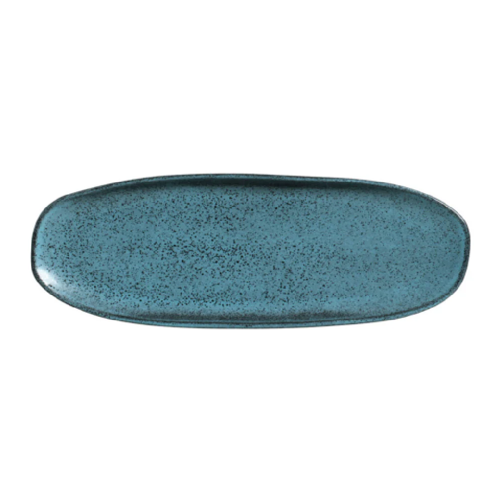 Porto Brasil 1421477201 14 Inch Shallow Organic Plater Large Oval Ceramic Night Sky Porto Brasil 1421477201 14 Inch Shallow Organic Plater Large Oval Ceramic Night Sky