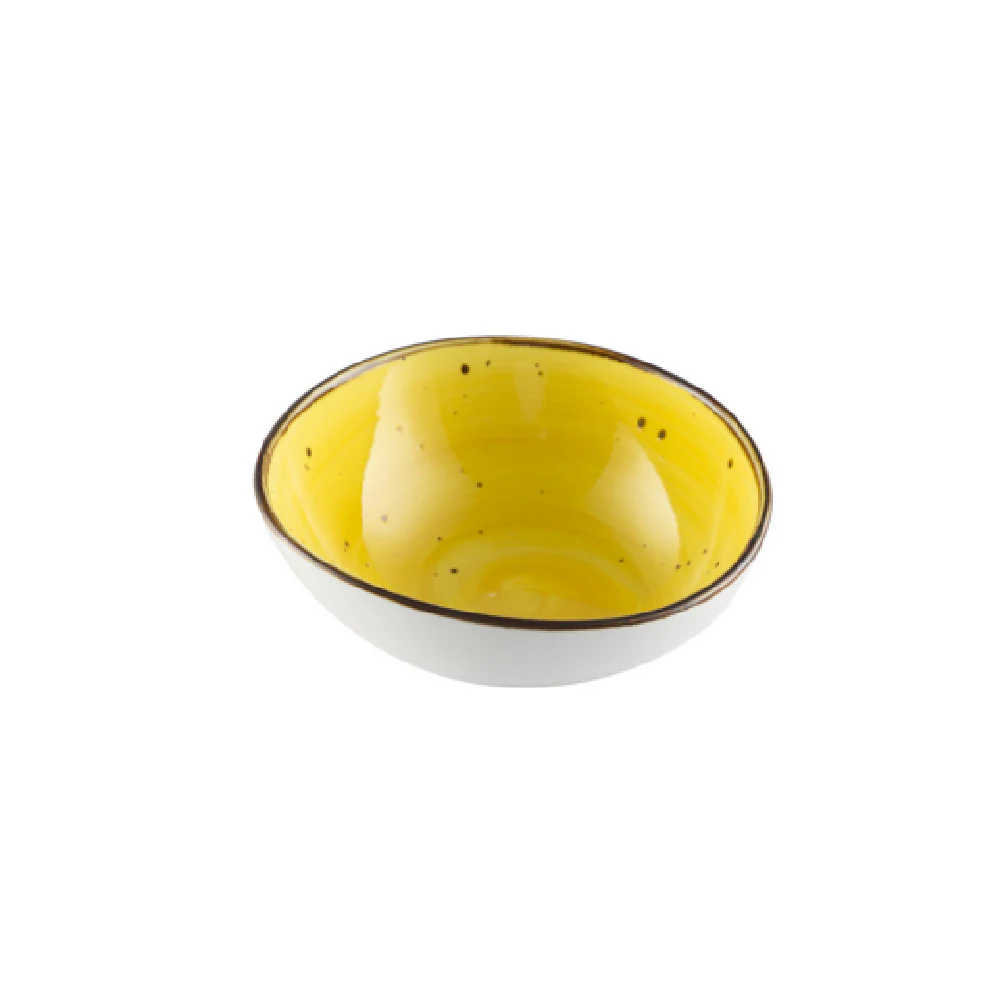 CAC China TUS-B6-SFL 13 Oz Tucson Soup Salad Bowl Porcelain with Reactive Glaze