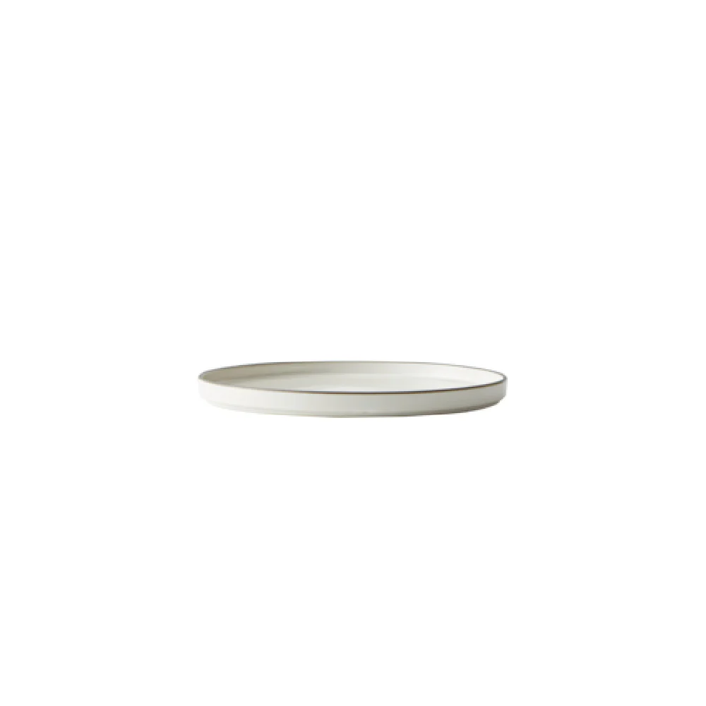 1880 Hospitality MO2701027DW 10-3/4 Inch Diameter Round Plate Dusted White Stoneware 1880 Hospitality MO2701027DW 10-3/4 Inch Diameter Round Plate Dusted White Stoneware