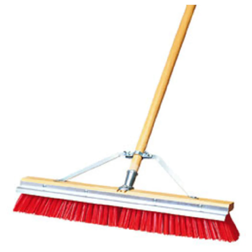 Carlisle 36952424 24 Inch Broom Push Hardwood Block with Steel Scraper Blade Carlisle 36952424 24 Inch Broom Push Hardwood Block with Steel Scraper Blade