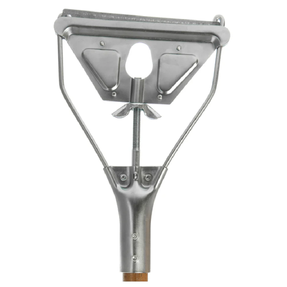 Carlisle 4034000 63 Inch Quick-Change Mop Handle Wood Metal Head Carlisle 4034000 63 Inch Quick-Change Mop Handle Wood Metal Head