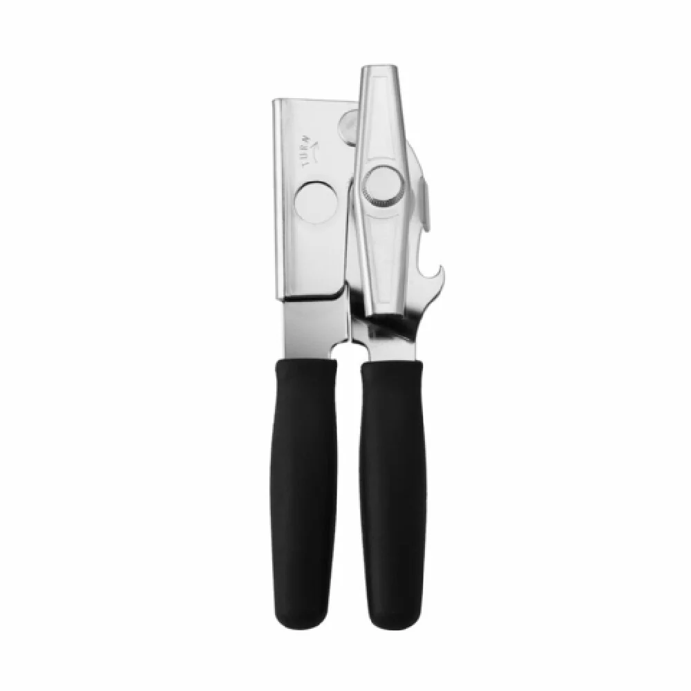 Taylor 407BKFS Manual Can Opener Portable Stainless Steel Black Taylor 407BKFS Manual Can Opener Portable Stainless Steel Black