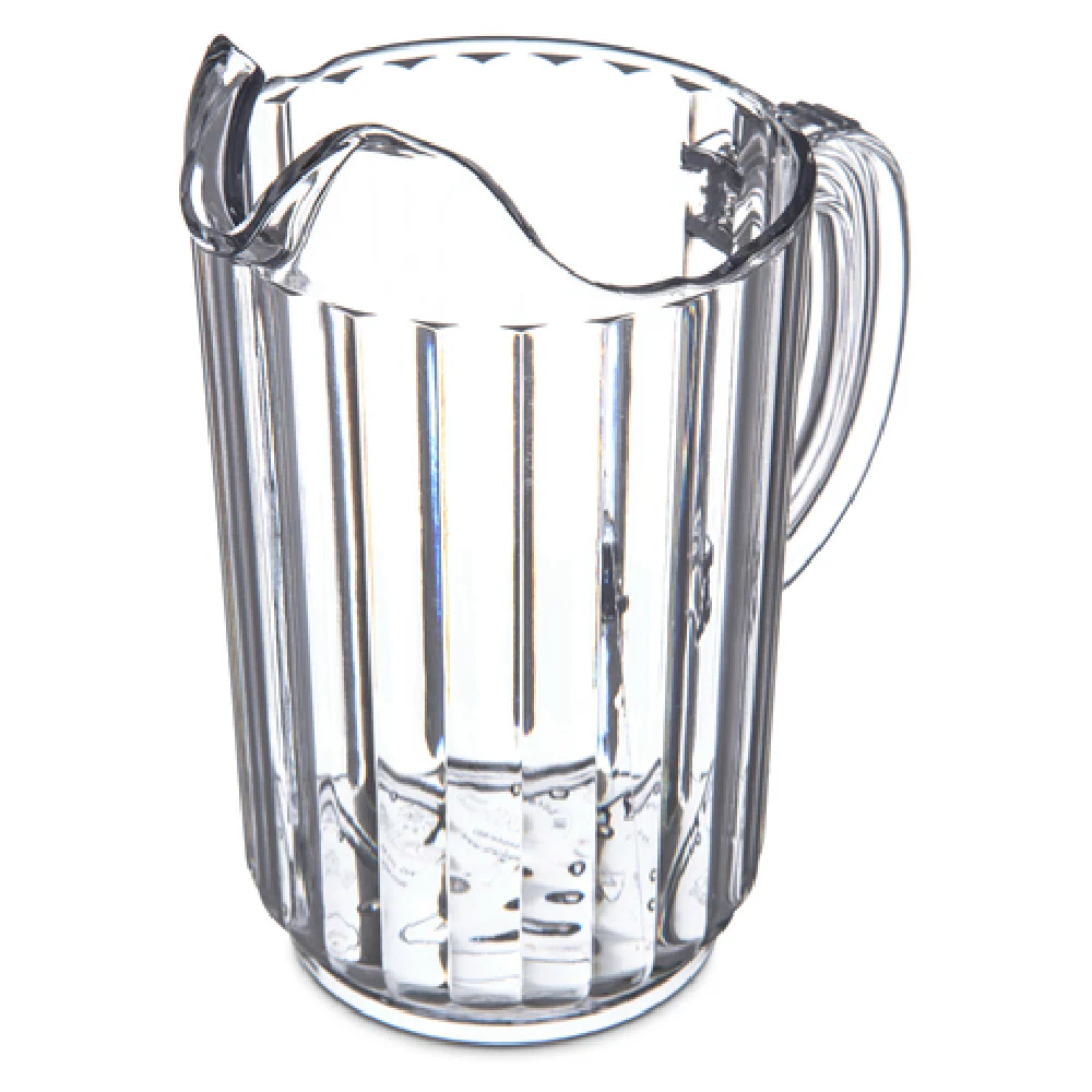 Carlisle 553607 32 Oz Clear Plastic Pitcher Dishwasher Safe Stain Resistant Carlisle 553607 32 Oz Clear Plastic Pitcher Dishwasher Safe Stain Resistant