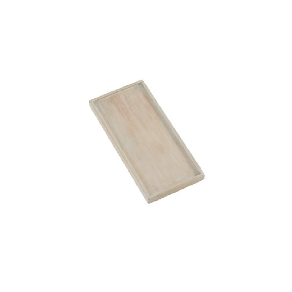 American Metalcraft MWPS14 14-1/4 Inch Platter Wood Sun-Bleached Hampton Collection