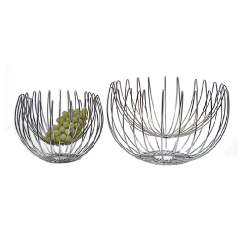 GET Enterprises WBHANG-19 19 Inch Round Suspended Display Basket Chrome Plated