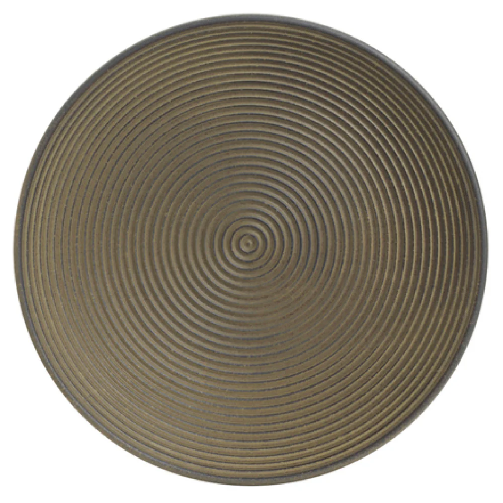 Steelite 6410MY025 6-1/4 Inch Diameter Round Deep Coupe Plate Porcelain Embossed