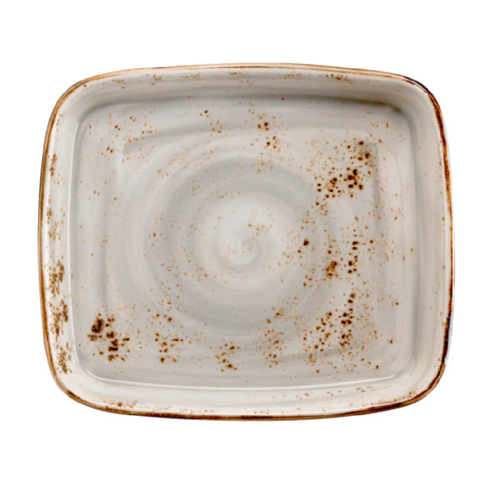 Steelite 11550342 2.5 Quarts Oblong Roaster White Alumina Vitrified