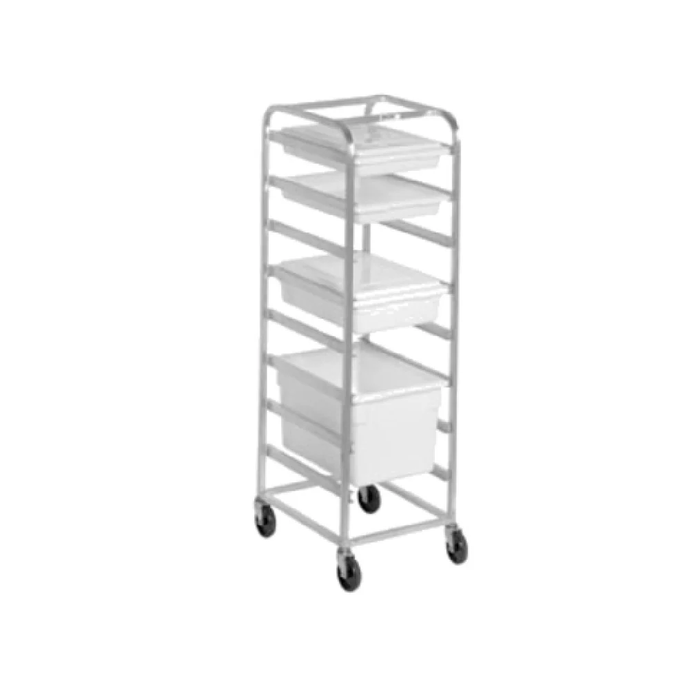 Channel PBA708 20.5 Inch Poly Box Rack Aluminum Storage Rack with Casters Channel PBA708 20.5 Inch Poly Box Rack Aluminum Storage Rack with Casters