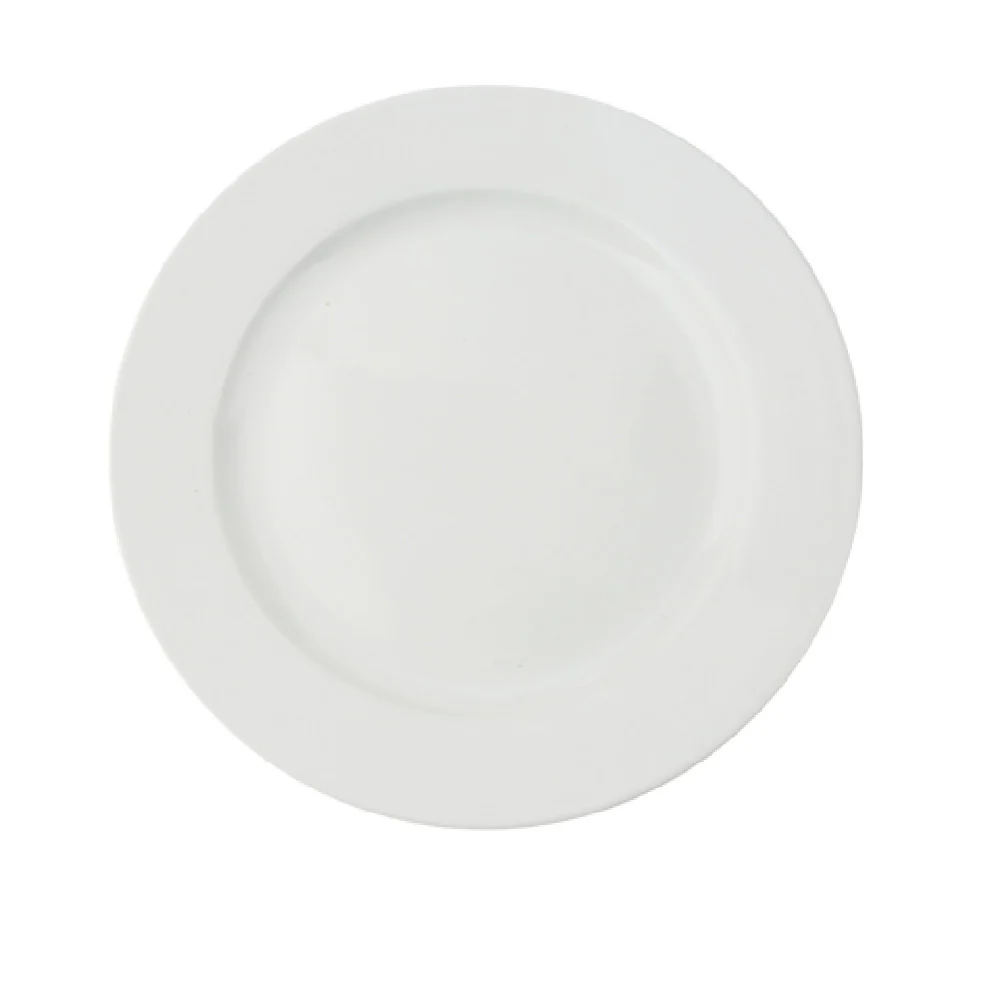 Yanco CA-106 6 1/2 Inch Diameter Round Plate China Dishwasher and Microwave Safe Yanco CA-106 6 1/2 Inch Diameter Round Plate China Dishwasher and Microwave Safe
