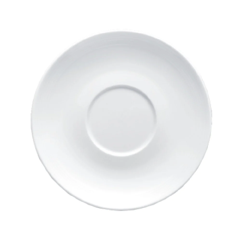 Bon Chef 1300004P 6 Inch Round Coupe Saucer Vitrified Alumina Porcelain