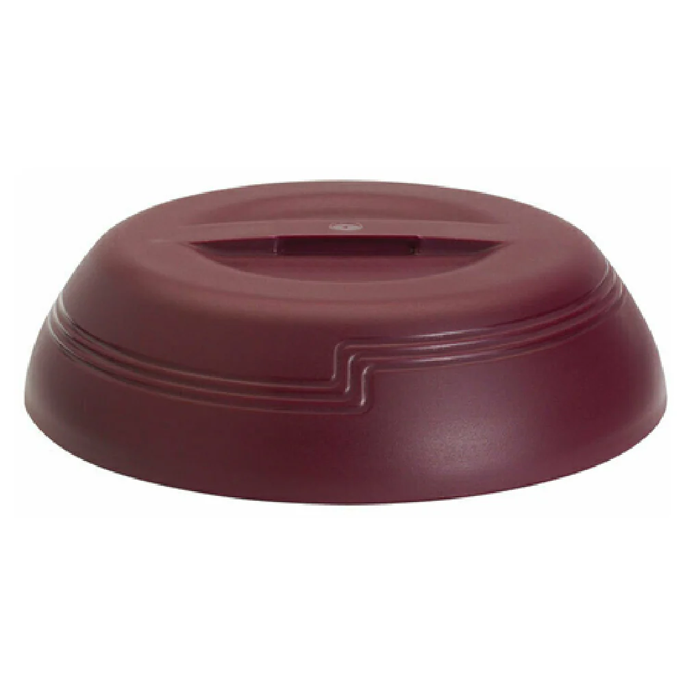 Cambro MDSLD9487 10-1/4 Inch Thermal Pellet Dome Cranberry Insulated Cover