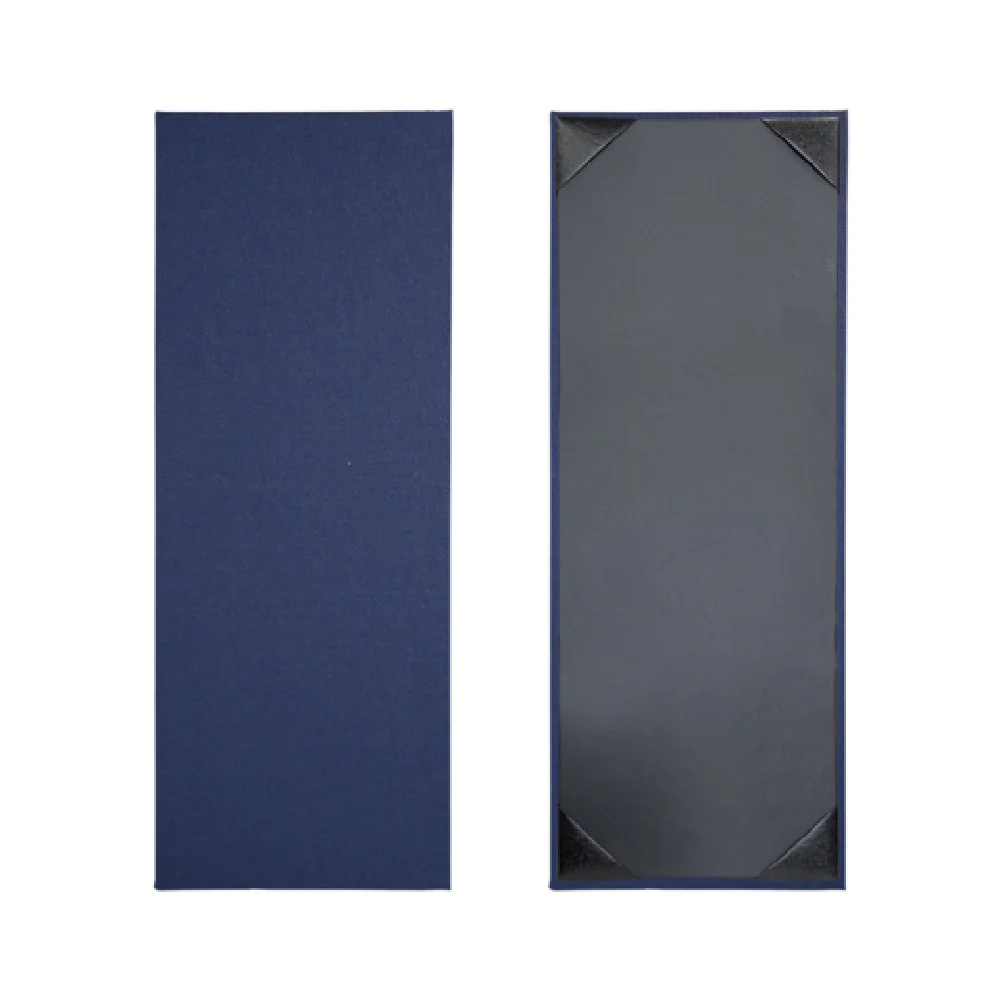 Risch LINEN-1V 4.25X11 Menu Cover Linen Hardback Black Card 25 Bundles Risch LINEN-1V 4.25X11 Menu Cover Linen Hardback Black Card 25 Bundles