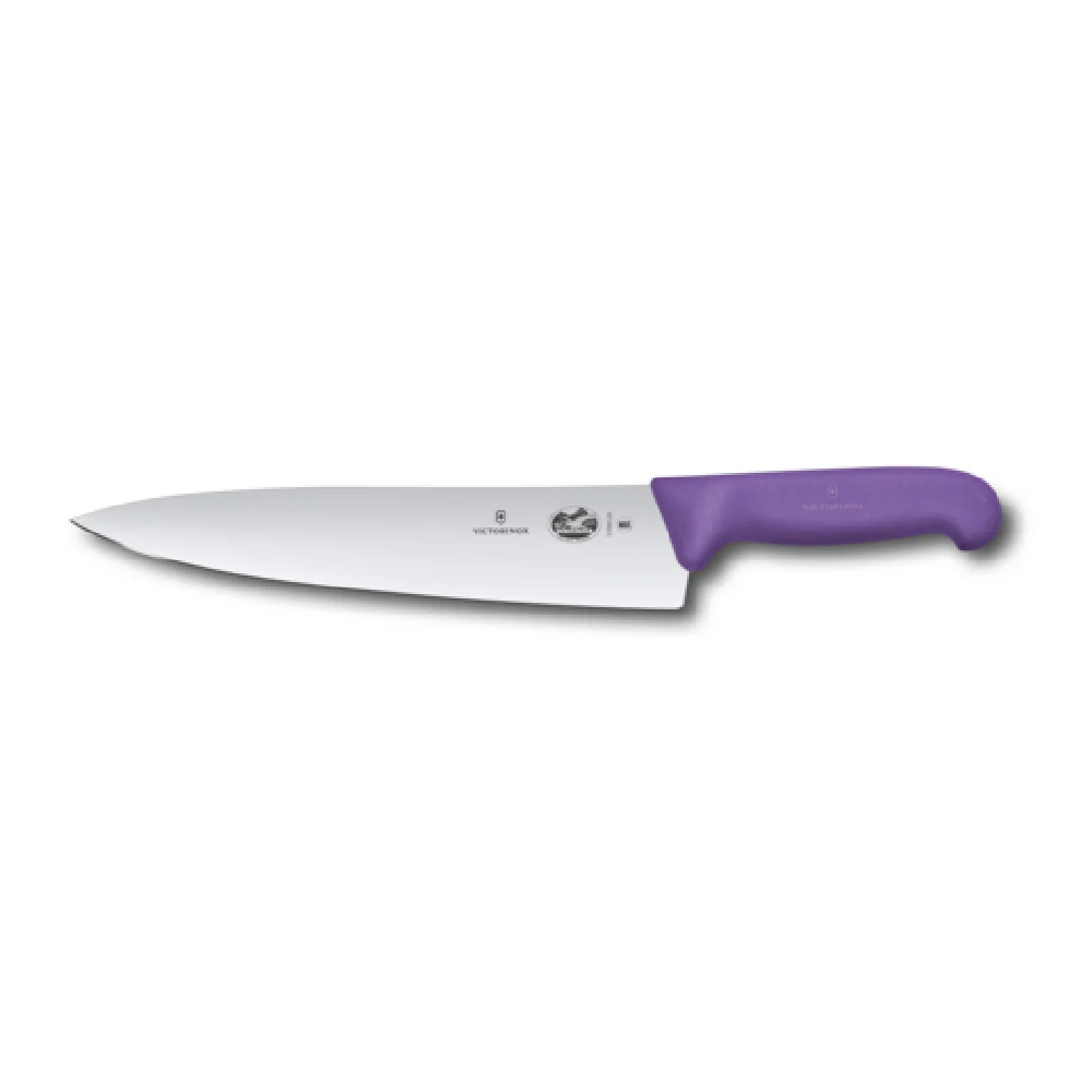 Victorinox 5.2005.25 10 Inch Blade 2-1/4 Inch Width Purple Fibrox Knife
