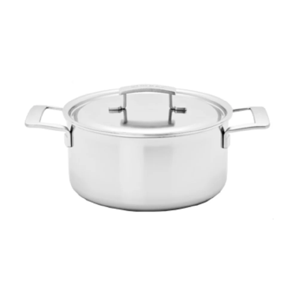 Zwilling 48324 5.5 Quart Sauce Pot with Lid Stainless Steel Aluminum Core