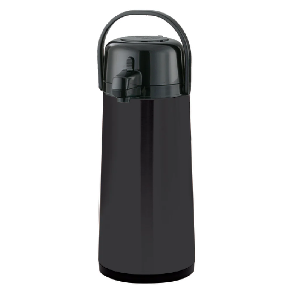 Service Ideas ECAS22BLMAT 6 Inch 2.4 Liter Pump Airpot Stainless Steel Black Matte