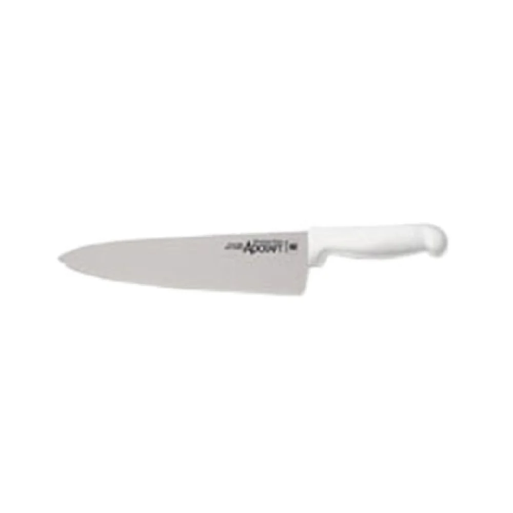 Admiral Craft CUT-10CKWH 10 Inch Blade High Carbon Steel Cook's Knife White Handle