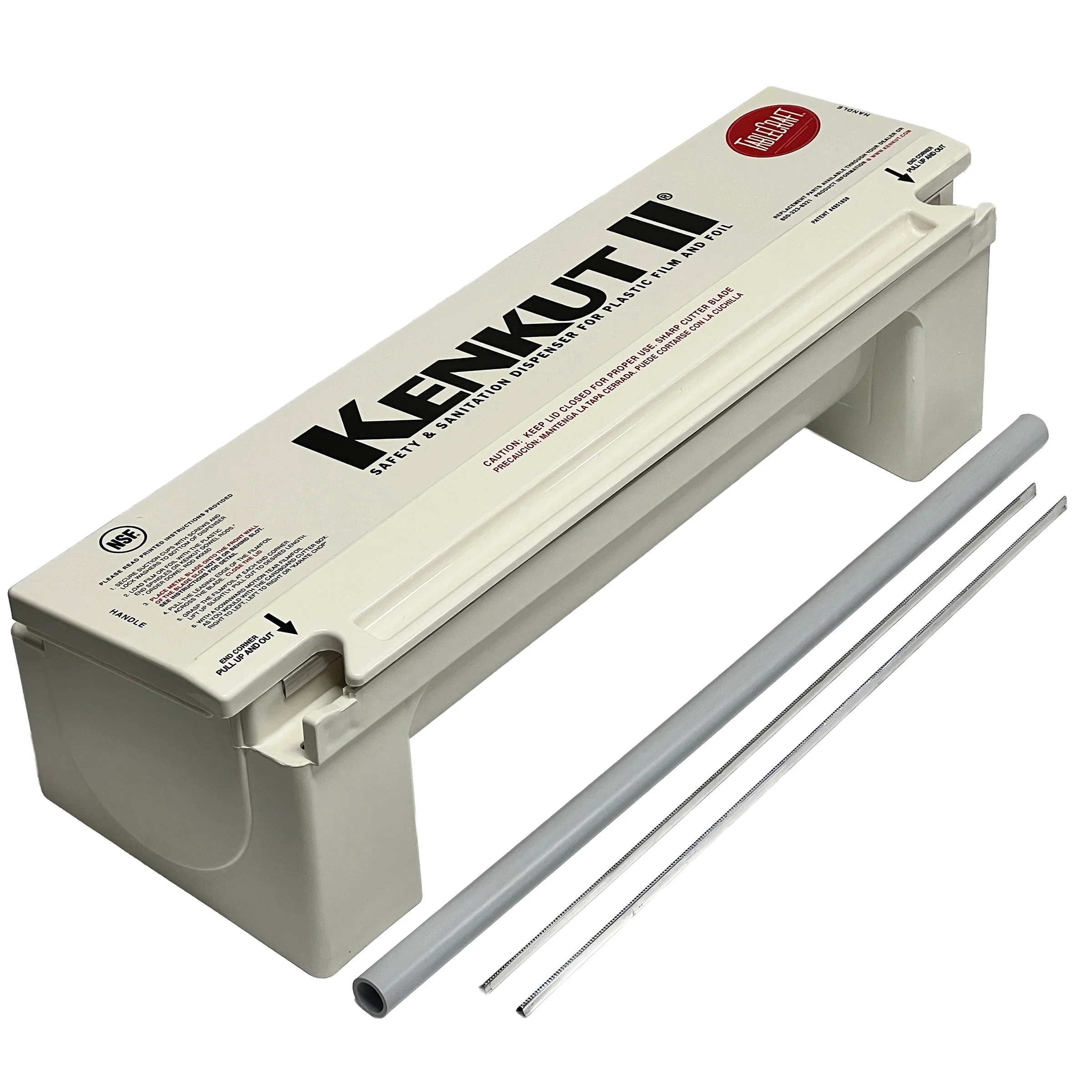 Tablecraft KK6 27 Inch Cash and Carry Film Dispenser with 2 Blades Tablecraft KK6 27 Inch Cash and Carry Film Dispenser with 2 Blades
