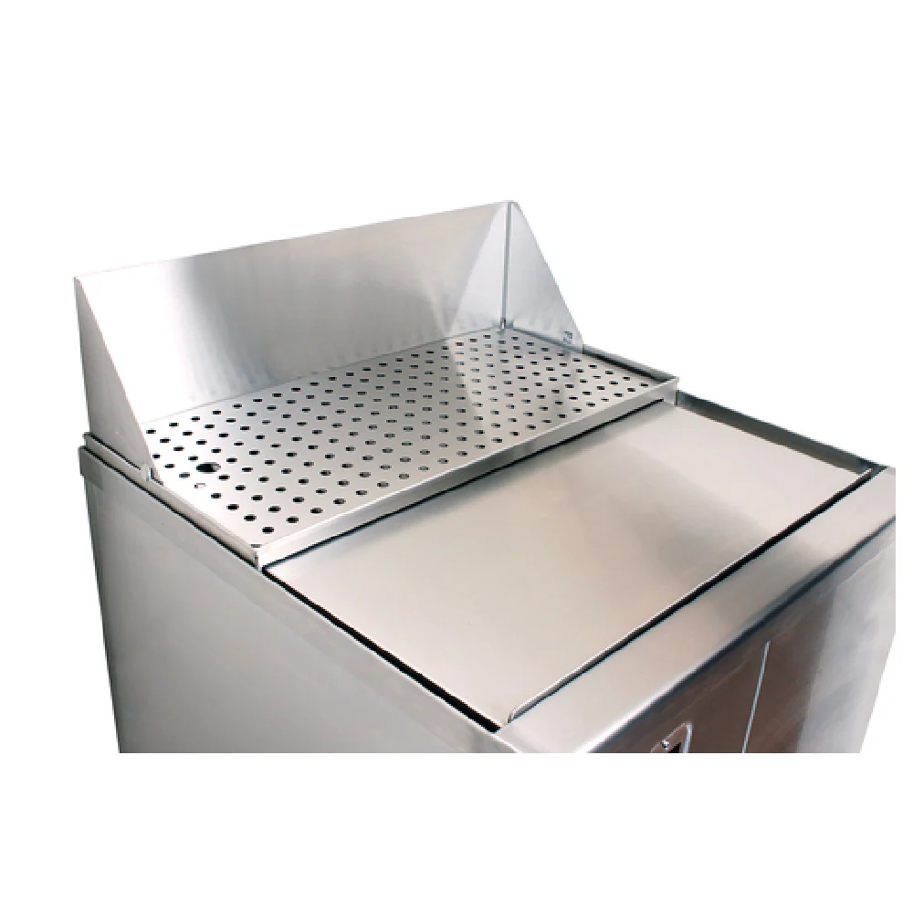 Glastender 01001602 24 to 35 Inch Clip-on Backsplash Stainless Steel for GW24