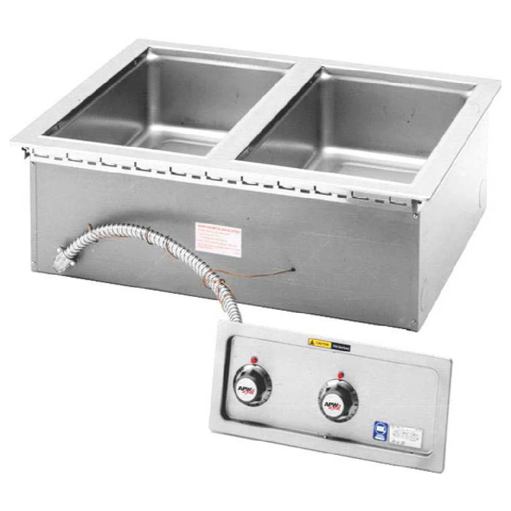 APW Wyott HFW-2DS_208-240/60/1 29 Inch Hot Food Well Unit Electric with Drain APW Wyott HFW-2DS_208-240/60/1 29 Inch Hot Food Well Unit Electric with Drain
