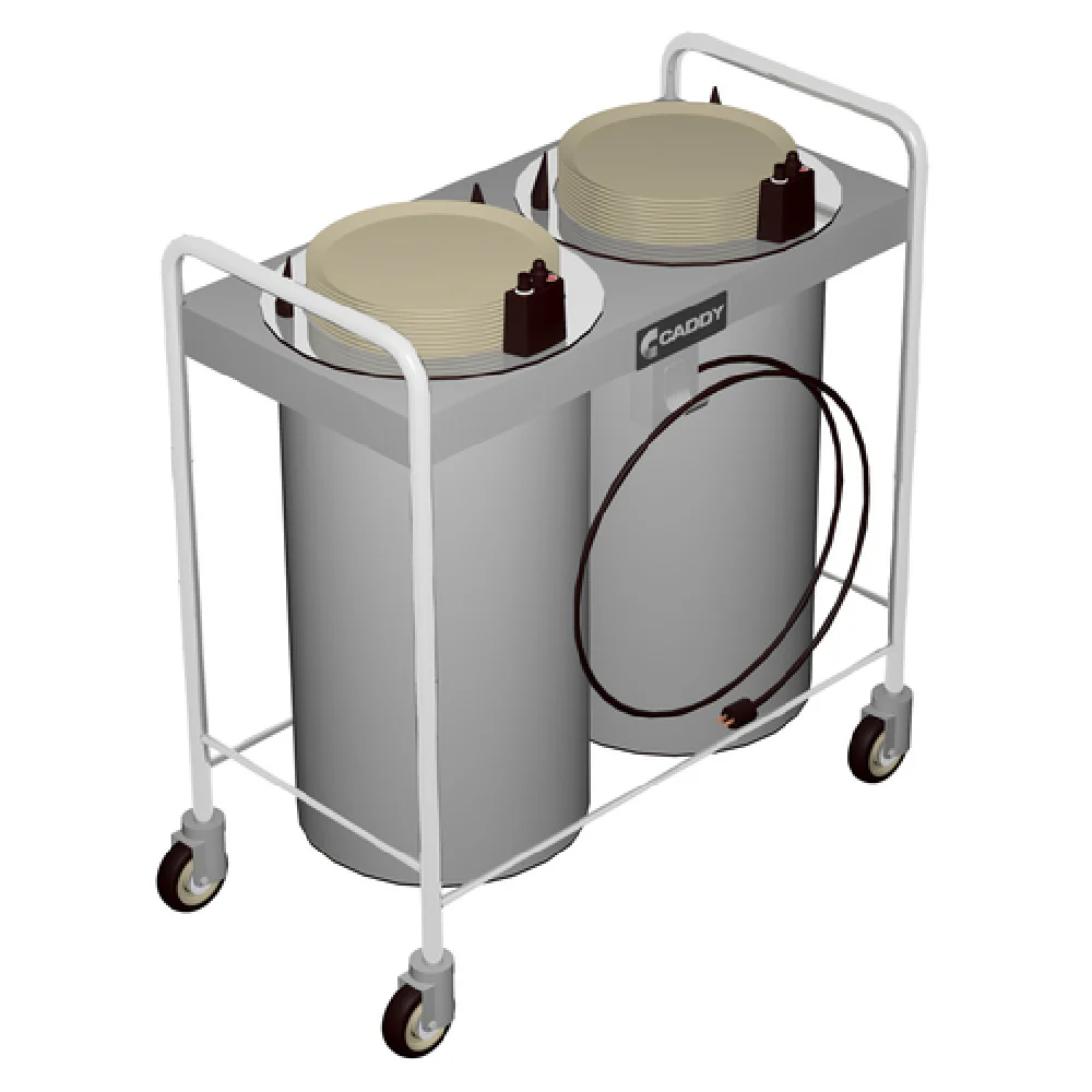 Caddy CM-T-502-H 36 Inch Heated Dish Dispenser Open Style Stainless Steel