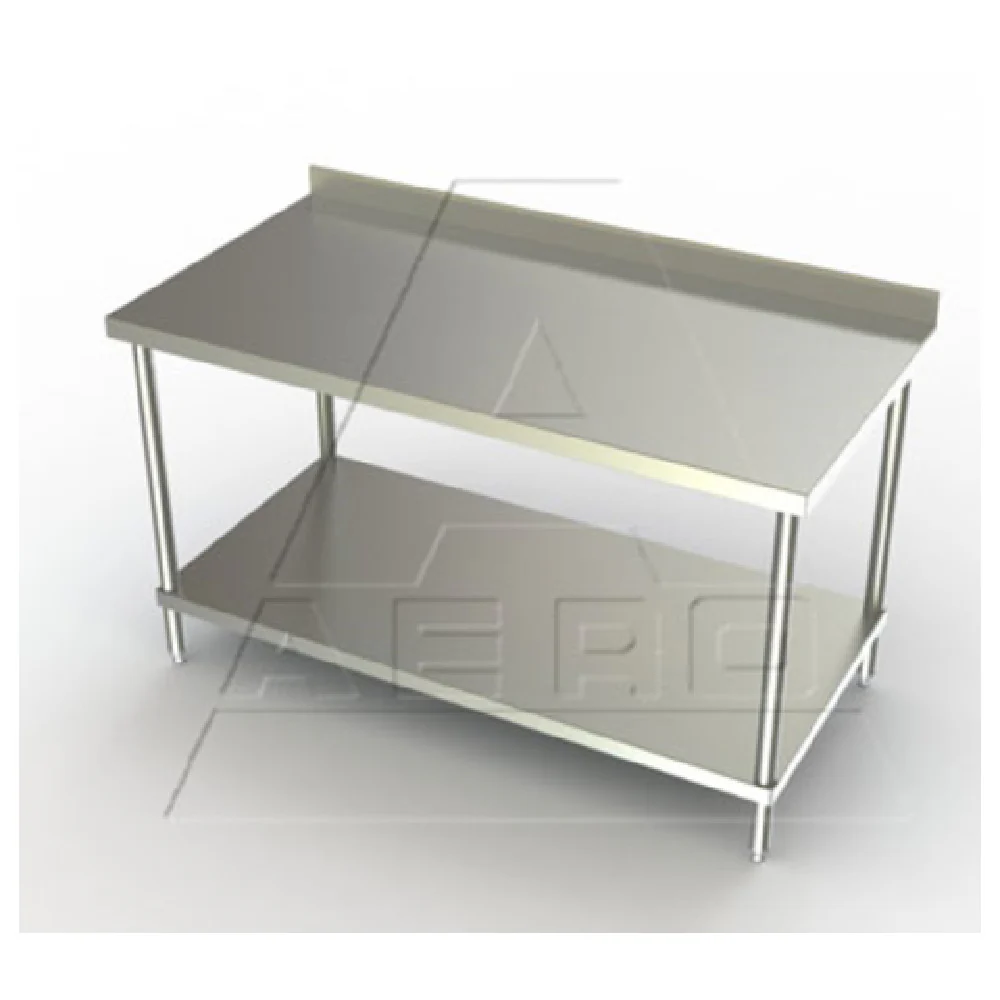 AERO Manufacturing 2TSS-3060 60 Inch Premium Work Table with 14 Gauge Stainless Steel Top AERO Manufacturing 2TSS-3060 60 Inch Premium Work Table with 14 Gauge Stainless Steel Top