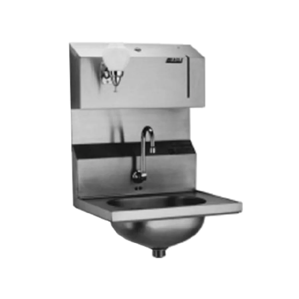 Eagle HSA-10-FDPE-B-2X 13-Inch Wall Mount Hand Sink with Soap and Towel Dispensers Eagle HSA-10-FDPE-B-2X 13-Inch Wall Mount Hand Sink with Soap and Towel Dispensers