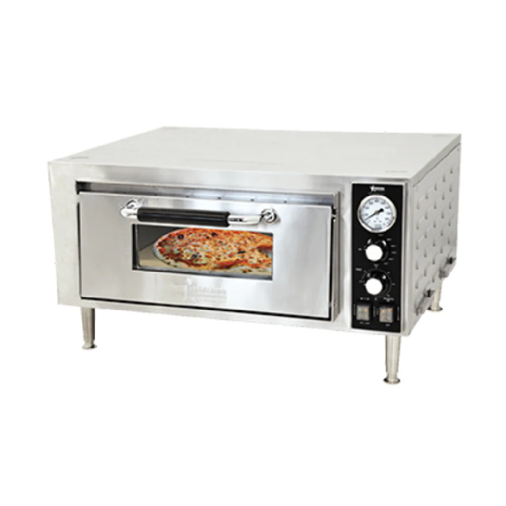 Omcan 24210 27 Inch Electric Pizza Oven Deck-Type with Ceramic Baking Surface Omcan 24210 27 Inch Electric Pizza Oven Deck-Type with Ceramic Baking Surface