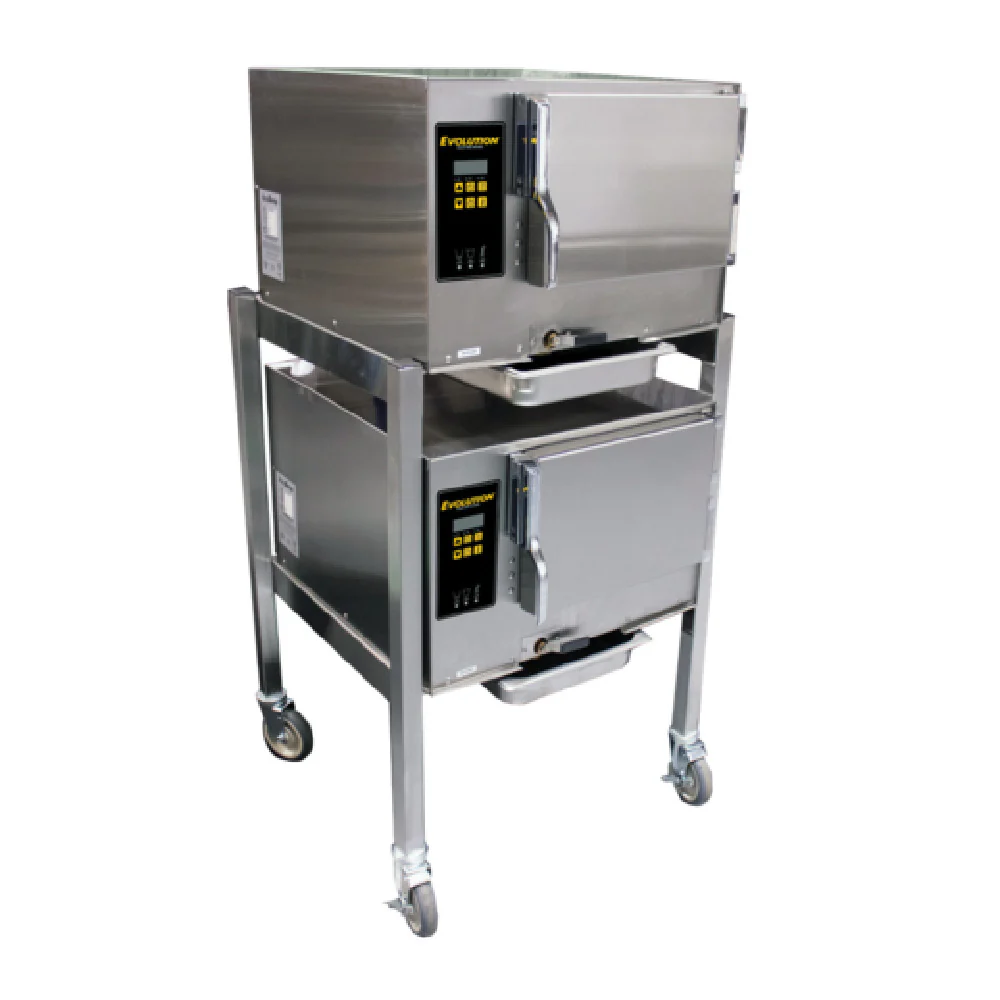AccuTemp E34403D120 DBL 27 Inch Electric Convection Steamer Stainless Steel with Digital Controls