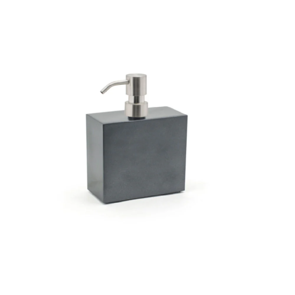 FOH RSP009BKT22 28oz New York Pump Onyx With Mirrored Stainless Top Includes One BTM 28oz New York Pump Base Onyx