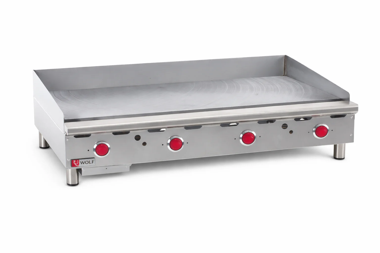 Wolf ASA48-QS-COMMANDER_NAT 48 Inch Heavy Duty Griddle Gas with 4 Burners 108000 BTU