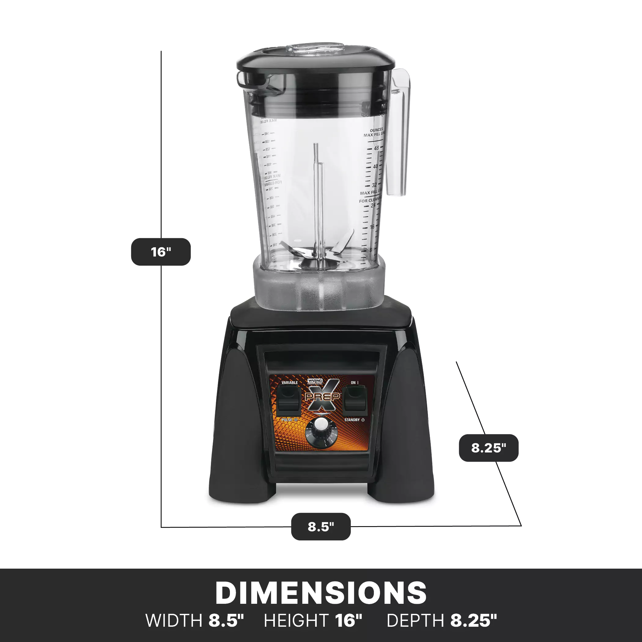 Waring MX1200XTPSEE 10 Inch Countertop Blender Copolyester Container with Sound Enclosure Waring MX1200XTPSEE 10 Inch Countertop Blender Copolyester Container with Sound Enclosure